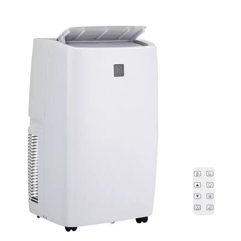 Aires Acondicionados Portátiles, AC Portátil de 14000 BTU, Enfría hasta 70 m² AC Móvil 3 en 1 para Habitación con Deshumidificador, Ventilador, Modo Suspendido, Temporizador de 24H
