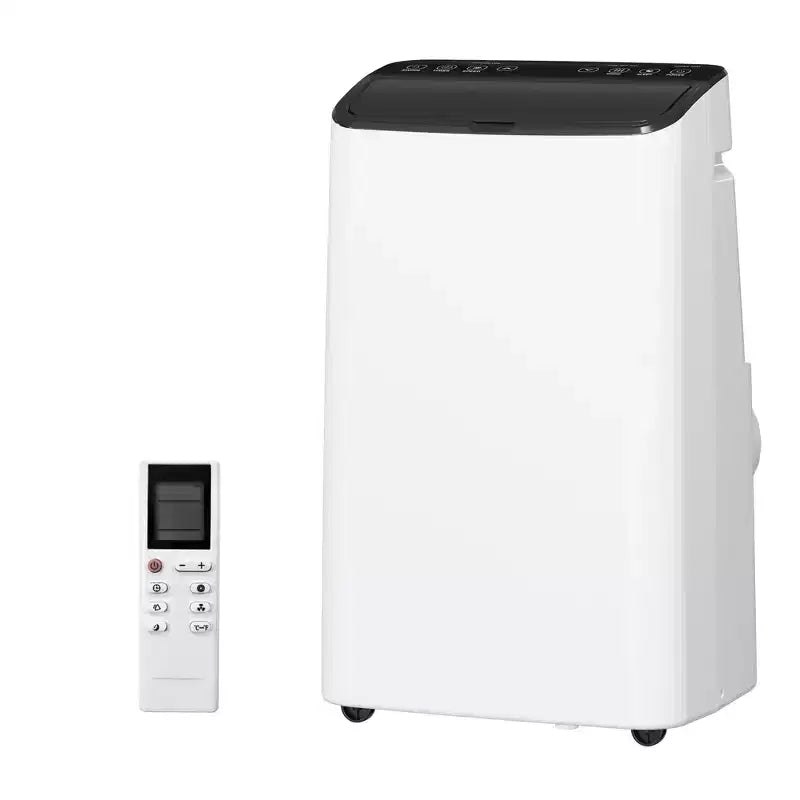 Aires acondicionados portátiles para habitaciones de hasta 70 m², aire acondicionado de piso de 14,000 BTU, control remoto, temporizador de 24 horas, kit de ventana deslizante