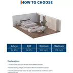 Aires acondicionados portátiles, Flarhetoric 10000 BTU Refrigeración/Ventilador/Deshumidificador 3 EN 1 Unidad de aire acondicionado portátil para habitaciones de 52 m², Unidades para habitaciones con bajo nivel de ruido