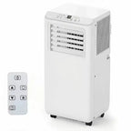 Aire Acondicionado Portátil, 10000 BTU, Refrigeración para Habitaciones de hasta 41.8 m², Unidad de Aire Acondicionado Portátil Silenciosa 4 EN 1 con Función de Ventilador Deshumidificador, Modo de Reposo