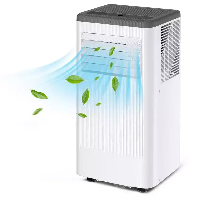 Acondicionadores de Aire de 14,000 BTU, enfrían hasta 70 m², aire acondicionado portátil 3 en 1 con modos de enfriamiento, deshumidificación y ventilador, control remoto