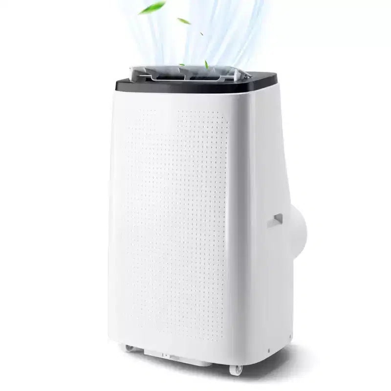 Aires acondicionados portátiles de 14.000 BTU, cobertura de 70 m², función 4 en 1, motor doble con deshumidificador y control remoto, ideal para habitaciones grandes y caravanas