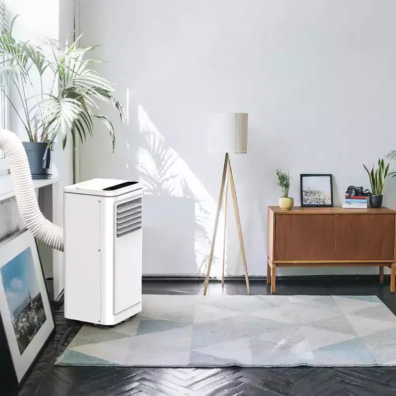 Acondicionador de Aire Portátil ZAFRO, Aire Acondicionado con Refrigeración, Ventilador, Deshumidificador, Modo de Reposo, 55 db, Enfría hasta 42 m²