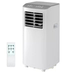 Acondicionador de aire TROPOW, unidad 3 en 1 de 8000 BTU con modo ventilador, control remoto y diseño sin ventilación, aire acondicionado portátil para habitaciones.