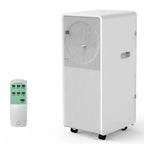 Aire acondicionado portátil de 12,000 BTU, 3 en 1, sin drenaje, para dormitorios (17.65 - 23.22 m²), deshumidificador, ventilador, modo de suspensión, temporizador de 24 horas