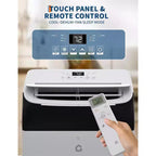 Aire Acondicionado Portátil Acekool de 12,000 BTU - 3 en 1 Refrigeración, Deshumidificador y Ventilador para Habitaciones de hasta 51 m², Pantalla LED, Control Remoto
