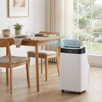 Aire acondicionado portátil Acekool 10000 BTU, 3 en 1 con ventilador y deshumidificador, control remoto, 3 velocidades, temporizador de 24 horas, enfría habitaciones de hasta 42 m², fácil instalación