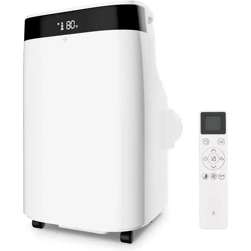 Aire acondicionado portátil Acekool 10000 BTU, 3 en 1 con ventilador y deshumidificador, control remoto, 3 velocidades, temporizador de 24 horas, enfría habitaciones de hasta 42 m², fácil instalación