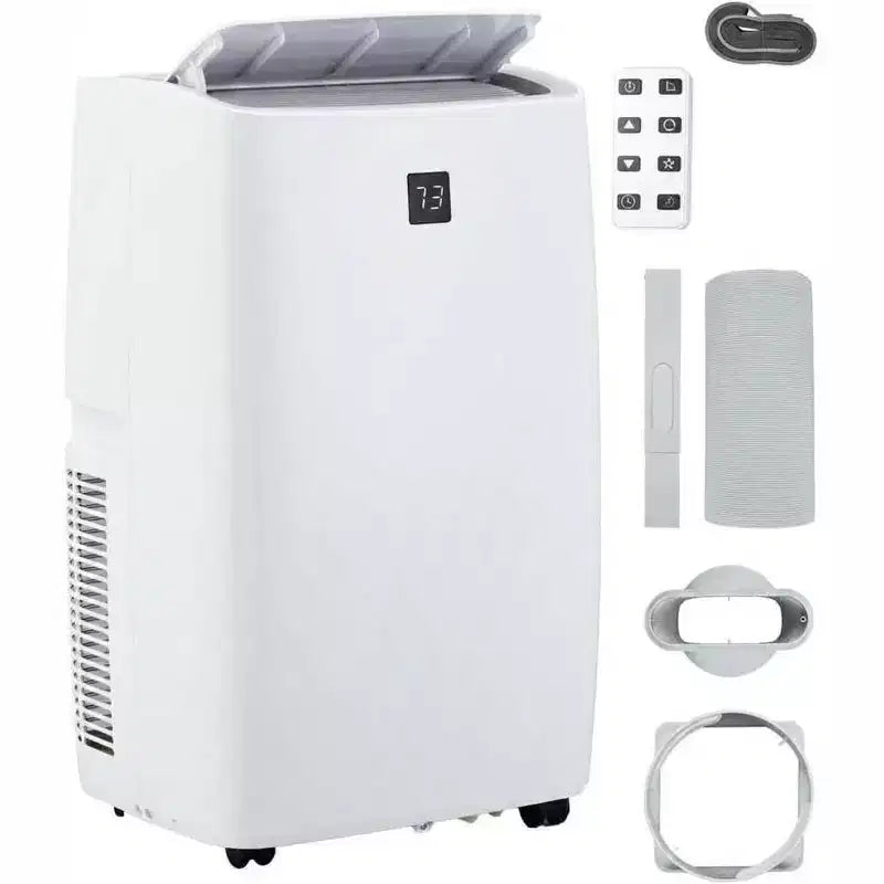Acekool Aire Acondicionado Portátil de 14000 BTU, 3 en 1 Silencioso con Deshumidificador y Ventilador, Control Remoto, Temporizador, Enfría hasta 70 m², Fácil Instalación, Movilidad
