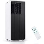 Acekool 8000 BTU Aire Acondicionado Portátil, Silencioso 3 en 1 con Control Remoto, Enfría Hasta 350 Pies Cuadrados, Deshumidificador, Ventilador, Temporizador de 24H