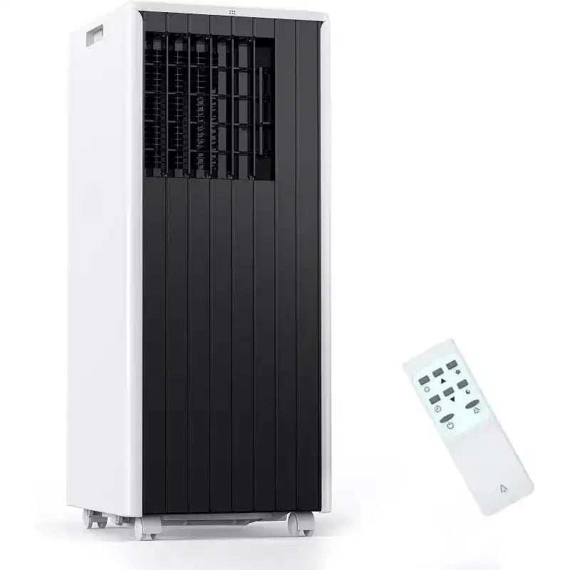 Acekool 8000 BTU Aire Acondicionado Portátil, Silencioso 3 en 1 con Control Remoto, Enfría Hasta 350 Pies Cuadrados, Deshumidificador, Ventilador, Temporizador de 24H