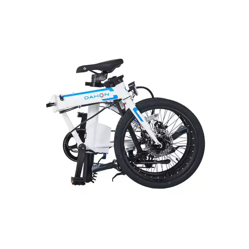 Bicicleta eléctrica plegable Dahon K-One E-Bike Hub Drive - Ligera (Blanca)