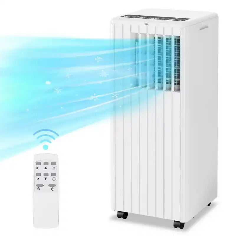Aire Acondicionado Portátil de 8000 BTU con Enfriamiento Eficiente, Diseño Compacto y Ligero para Fácil Portabilidad, Ideal para Habitaciones Pequeñas a Medianas