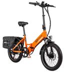 GoPowerBike GoPlus Bicicleta eléctrica plegable | eBike de neumáticos gruesos de 20" | Motor de 500 W, velocidad máxima de 32 km/h | Más de 72 km de autonomía, 5 niveles de asistencia al pedaleo | Caja abierta