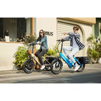 GoPowerBike GoPlus Bicicleta eléctrica plegable | eBike de neumáticos gruesos de 20" | Motor de 500 W, velocidad máxima de 32 km/h | Más de 72 km de autonomía, 5 niveles de asistencia al pedaleo | Caja abierta
