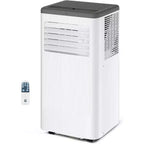 Acekool Aire acondicionado y calefactor portátil de 10,000 BTU, 3 en 1, bomba de calor, ventilador, deshumidificador, control remoto, temporizador de 24 horas, enfría 450 pies cuadrados, kit para ventana