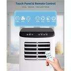 Acekool Aire Acondicionado Portátil de 8,000 BTU, Ventilador Deshumidificador de CA 4 en 1, Control Remoto, Temporizador, para Habitaciones de hasta 350 Pies Cuadrados, Kit para Ventana