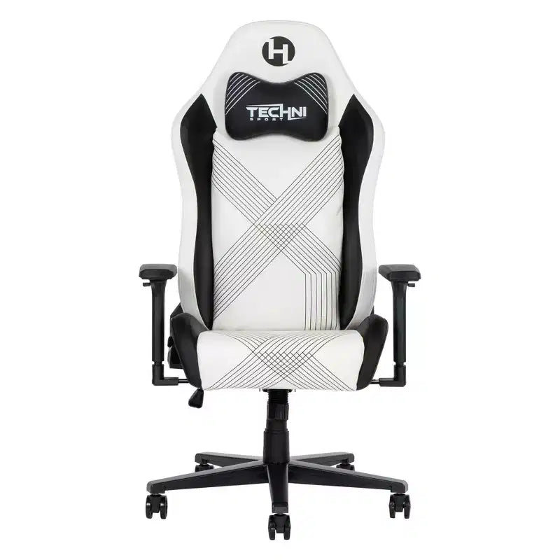 Silla de juegos Techni Sport RTA-TS68C-WHT Comfort Edge, blanca