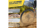 Bicicleta de montaña de 27.5 pulgadas y 8 velocidades, para hombres, mujeres, niños y niñas, suspensión delantera, cuadro de acero