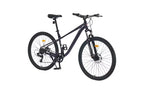 Bicicleta de montaña de 27.5 pulgadas y 8 velocidades, para hombres, mujeres, niños y niñas, suspensión delantera, cuadro de acero