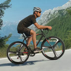 Bicicleta de Carretera VEVOR, Rueda 700C Bicicleta de Carreras, Bicicleta de Carretera para Ciudad con Transmisión SHIMANO de 14 Velocidades, Cuadro de Aleación de Aluminio, Manillar de Gota, Negro