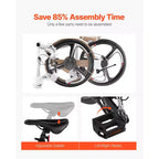 Bicicleta de Carretera VEVOR, Rueda 700C Bicicleta de Carreras, Bicicleta de Carretera para Ciudad con Transmisión SHIMANO de 14 Velocidades, Cuadro de Aleación de Aluminio, Manillar de Gota, Negro