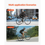Bicicleta de Carretera VEVOR, Bicicleta de Carreras con Ruedas de 700C, Bicicleta de Carretera para Ciudad con Transmisión L-TWOO de 14 Velocidades y Cuadro Ligero de Aleación de Aluminio, Gris