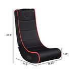 Sillón reclinable GDFStudio Claudia Bluetooth para videojuegos, plegable, con altavoces integrados