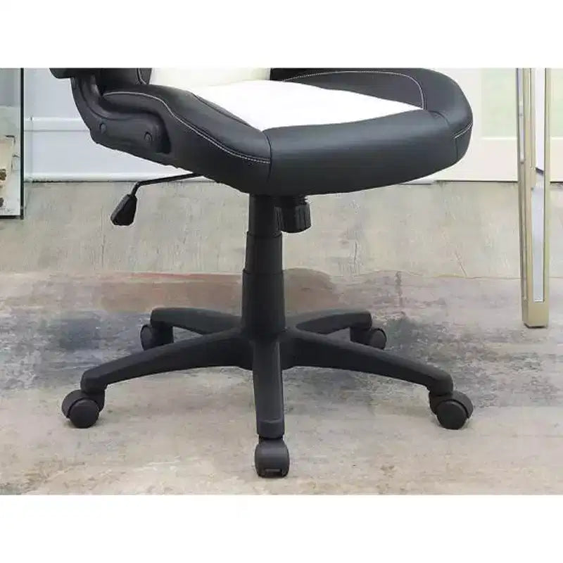 Silla de oficina Okak regulable en altura, silla de escritorio tapizada con ruedas, cómoda silla de gaming para oficina, estudio, sala de juegos