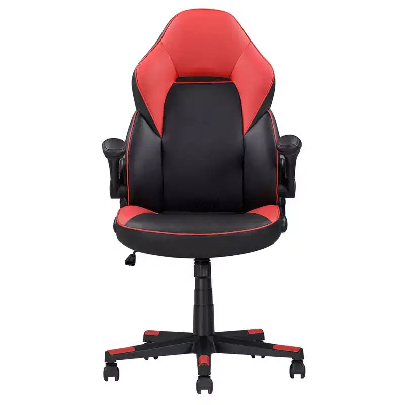 Silla gaming ergonómica Okak con apoyabrazos ajustables, sillas de oficina con giro de 360 grados y control de inclinación, silla Criss Cross para sala de juegos, estudio, negra