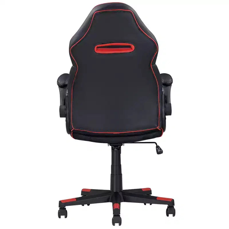 Silla gaming ergonómica Okak con apoyabrazos ajustables, sillas de oficina con giro de 360 grados y control de inclinación, silla Criss Cross para sala de juegos, estudio, negra
