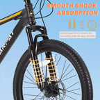 Zeus & Ruta Bicicleta de Montaña de 26 pulgadas con 21 Velocidades, Doble Suspensión, Cuadro de Acero de Alto Carbono para Adultos y Adolescentes