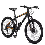 Zeus & Ruta Bicicleta de Montaña de 26 pulgadas con 21 Velocidades, Doble Suspensión, Cuadro de Acero de Alto Carbono para Adultos y Adolescentes