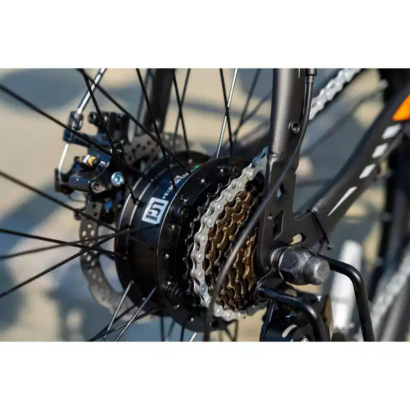 Bicicleta Eléctrica de Viaje 5TH WHEEL DISCOVER - 700W de Pico, 32 km/h, hasta 69 km de Autonomía, Capacidad de 150 kg, Neumáticos de 26 pulgadas