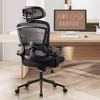 Silla ergonómica de oficina Okak con respaldo alto, soporte lumbar ajustable, silla para juegos con reposacabezas de malla, silla de ordenador para el hogar y la oficina