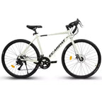 Bicicleta de carretera Whisen, cuadro ligero de aluminio, frenos de disco, 16 velocidades, aceleración rápida, apta para hombres y mujeres