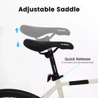 Bicicleta de carretera Whisen, cuadro ligero de aluminio, frenos de disco, 16 velocidades, aceleración rápida, apta para hombres y mujeres