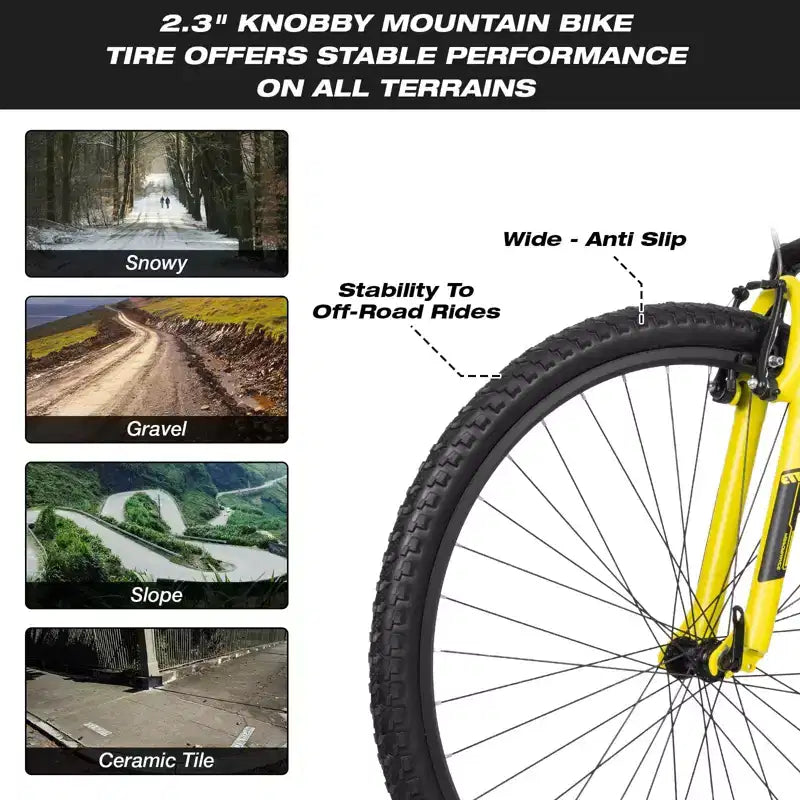 Bicicleta de montaña Hykolity de 29 pulgadas, MTB 29r, bicicleta deportiva, bici grande, suspensión total, ligera, ciclismo al aire libre para adultos, hombres y mujeres, gris neutro