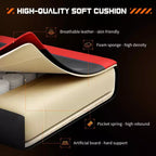 Silla gaming ergonómica Okak con reposapiés y soporte lumbar, silla de ordenador con reposacabezas y reposabrazos, silla con ruedas para estudio y oficina