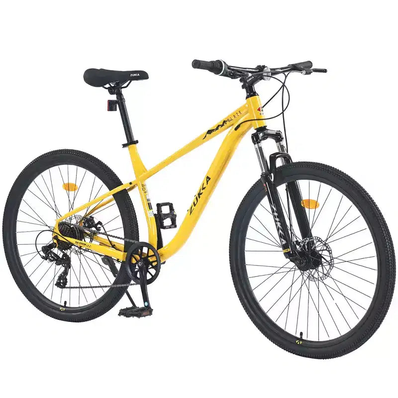 Bicicleta de montaña Whisen 27.5 con cambio trasero de 8 velocidades, suspensión delantera, cuadro de acero