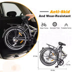 Bicicleta urbana plegable Whisen 24, bicicletas para adultos con Shimano de 7 velocidades, cuadro de acero
