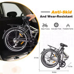 Bicicleta urbana plegable Whisen 24, bicicletas para adultos con Shimano de 7 velocidades, cuadro de acero