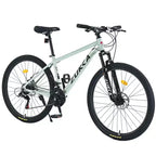 Bicicleta de montaña Okak de 27.5 pulgadas con cuadro de aleación de aluminio, bicicleta de tierra para niños con 21 velocidades y suspensión delantera, bicicleta para niños y adultos