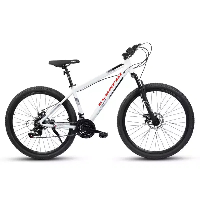 Bicicleta de montaña Okak de 27 pulgadas con horquilla de suspensión y cuadro de aluminio, bicicleta de tierra de 21 velocidades con freno de disco, bicicleta para adultos para hombres y y mujeres
