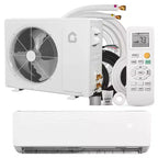 GustoWave Mini Split Air Conditioners with Heat Pump, 19 SEER2, White