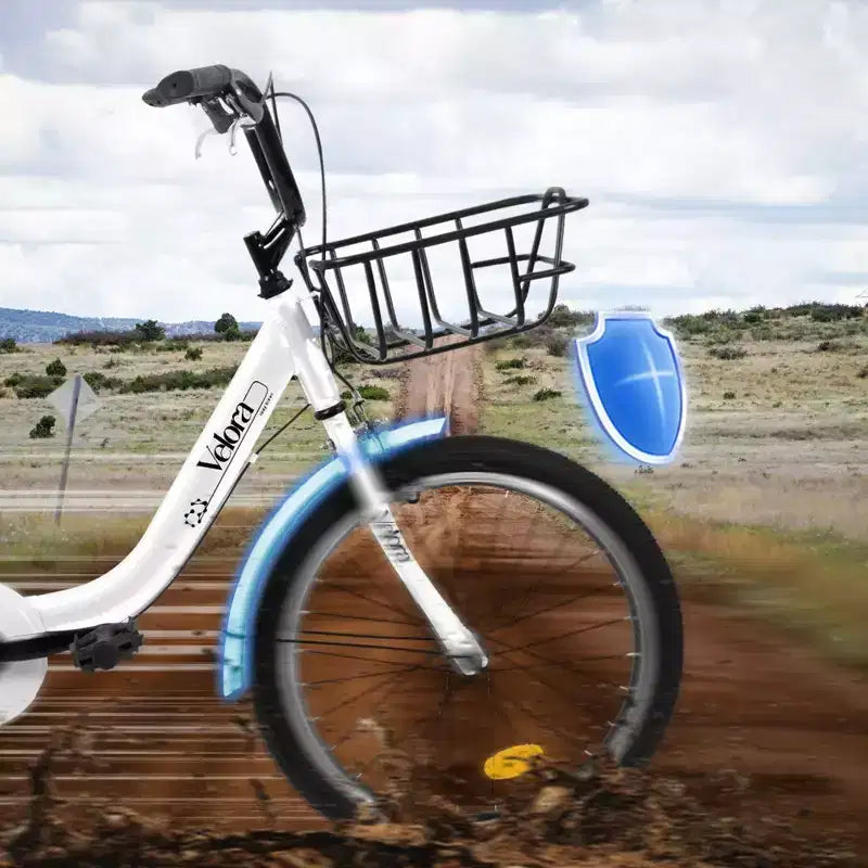 Bicicleta infantil Okak de 20 pulgadas con cuadro de acero ligero, bicicletas de crucero para niños con freno de contrapedal y freno en V, minibicicleta con protector de cadena y portaequipajes trasero