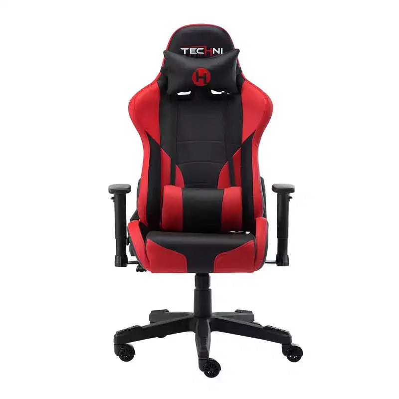Silla de oficina y juego para PC Techni Sport TS-90, roja