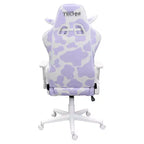 Silla de juego TS85 Lavanda con estampado de la serie COW