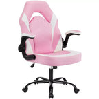 Silla ergonómica para juegos TUYOHW, silla de oficina con respaldo en forma de S con modo balancín y altura ajustable, espuma de alta resistencia
