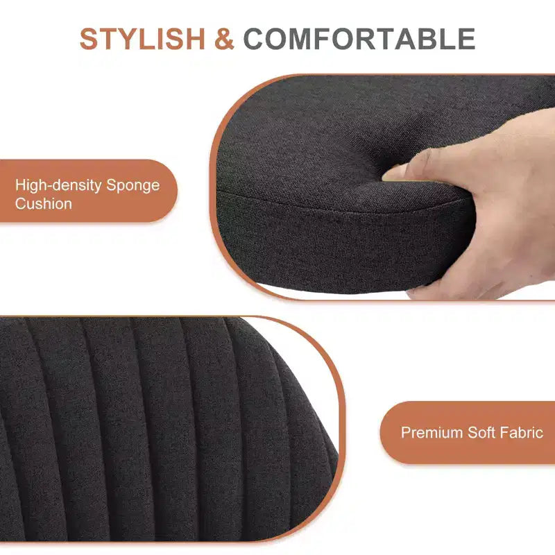 TUYOHW Silla giratoria entrecruzada con ruedas, silla de oficina con altura ajustable y soporte lumbar, silla de juego sin brazos para oficina